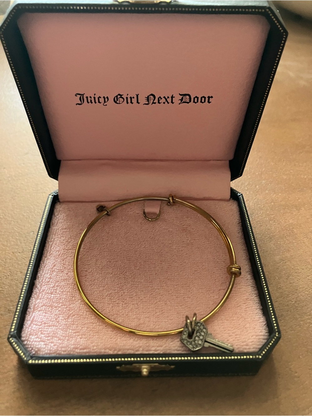 Juicy Couture Key Wish Bangle - Vintage